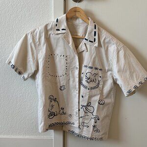Limited Edition Aime Leon Dore Lesvos Cropped Camp Shirt